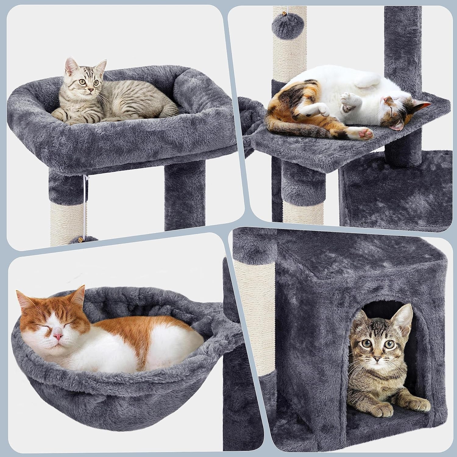 34In Cat Condo with Extra Scratch Boards - BIG FRENCHIES