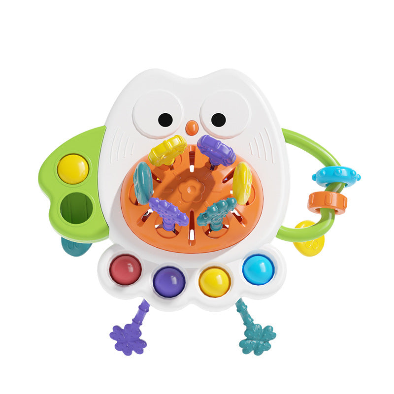 Cute Rocket Rattle Teething Toy for Infants