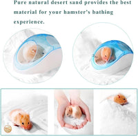 Hamster Bath Sand Dust Free Desert Small Pet Litter Chinchilla Gerbil 3lb