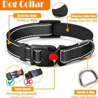 No Pull Dog Harness, Collar & Leash Set, Adjustable Pet Walking Set With Travel Accessories For Dogs