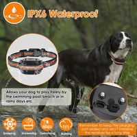 2 In 1 Dog GPS Fence Tracker Wireless GPS Dog Fence GPS Dog Collar With 32-2887FT Radius IPX6 Waterproof For Small Mediu