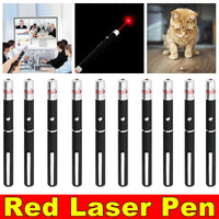 650nm Red Laser Pointer Pen Light Visible Single Beam AAA Lazer Torch 10PCS 9900 Miles Mini Small Teaching Pen Light Pet