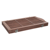 Wooden Freestanding Foldable Pet Gate for Dogs, 30 inch 3 Panels Step Over Fence, Dog Gate for The House, Doorway