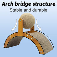Rabbit Scratching Toy Sisal Ball Cardboard Scratcher for Small Pets