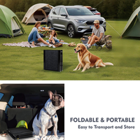 Dog Ramp For Car 71inch Long & 19.3inch Wide Portable Dog Ramps For Large Dogs With Non-Slip Rug Surface Dog Car Ramp Fo