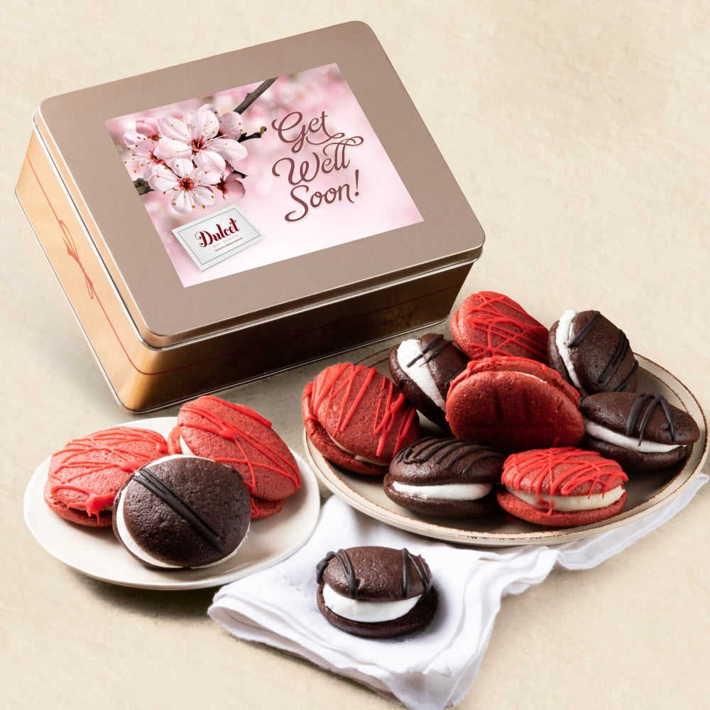 Chocolate and Red Velvet Whoopie Pies Assortment - BIG FRENCHIES