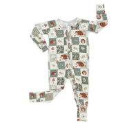 Harvest Hedgehogs Bamboo Zippy Pajamas - BIG FRENCHIES