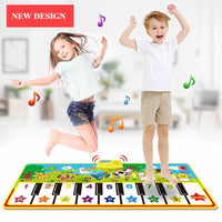 Musical Mat With Animal Voice Baby Piano Playing Carpet Music Game Instrument Toys Early Educational Toys For Kids - BIG FRENCHIES