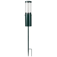 Standing Bird Feeder Squirrel-Proof, 4 Feeding Port With Perches Heavy-Duty Metal & PC Construction