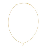 14K Yellow Gold Taurus Necklace
