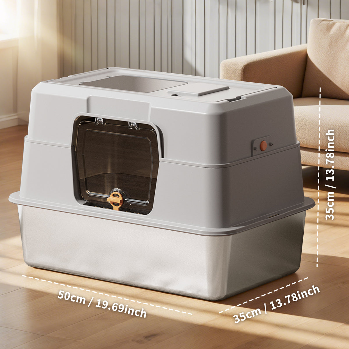 Only Self Pickup---New Model Stainless Steel Fully Enclosed 50x35x10