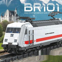 Steam Train Building Block Static Model Puzzle Assembly Toy