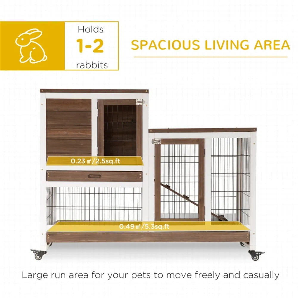 Wooden Rabbit Cage