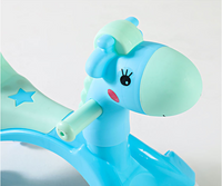 Silent Wheel Musical Walker, Cartoon Ride-On Toy