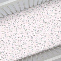 NoJo Super Soft Pink Unicorn Nursery Mini Crib Fitted Sheet - BIG FRENCHIES