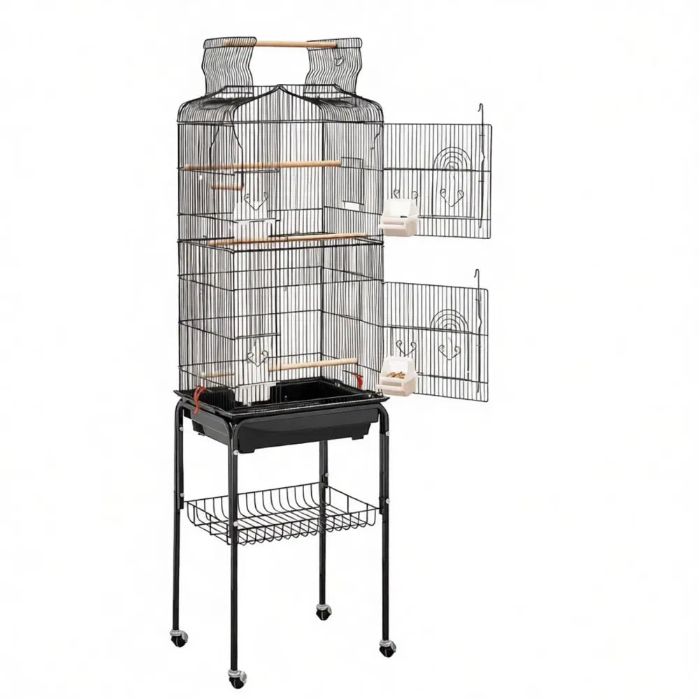 Bird Cage with Removable Sliding 17.99 X 13.98 X 59.45 in
