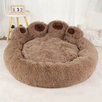 Big Paw Plush Pet Sofa Bed – Washable Dog & Cat Bed with Calming Raised Edges (Small to XL) - BIG FRENCHIES