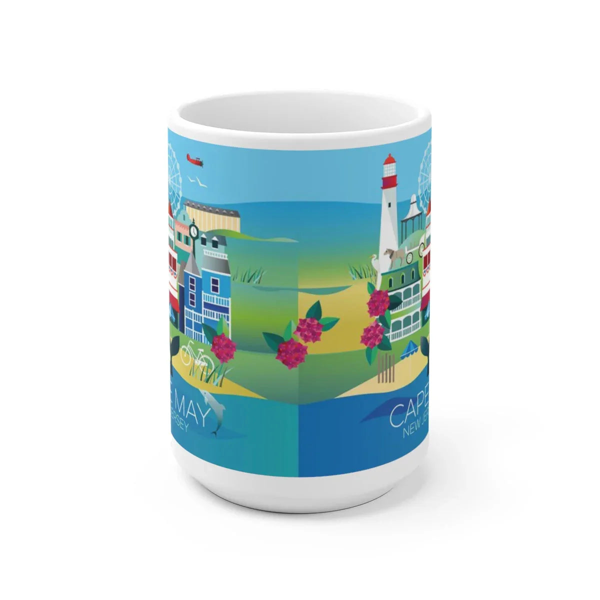 CAPE MAY 11 OZ OR 15 OZ CERAMIC MUG - BIG FRENCHIES