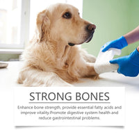 Dog Fish Oil Chewable Tablets,3 Skin & Coat Supplement For Itchy Skin, Seasonal Allergies, Support Bone, Digestion & Rep