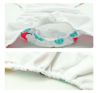 4pcs/set Washable Eco-Friendly Cloth Diaper Cover Adjustable Nappy Cloth Diapers Cloth Nappy For Baby Boys and Grils Baby - BIG FRENCHIES