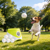 Automatic Dog Ball Launcher Rechargeable Interactive Pet Ball Thrower For Small Medium Dogs Interactive Dog Fetch Toy Wi