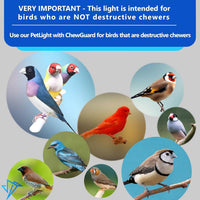 Illuminate Your Bird's World with the Happybird Full Spectrum LED Light - Safe, Easy-to-Install, and Perfect for Soft Bill Birds - BIG FRENCHIES