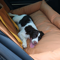 High-end Car Dog Bed Dual-seat Rear Pet Kennel Mat Waterproof Car Safety Seat
