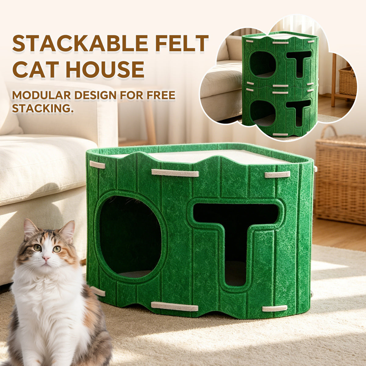 Only Self Pickup---Multi-layer Stackable Cat Bed