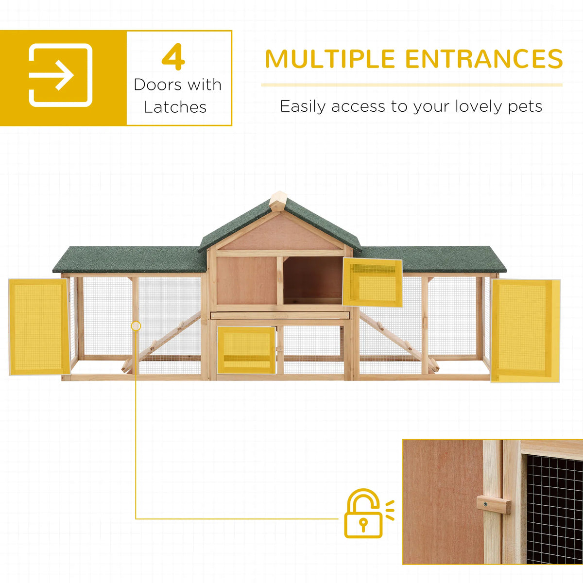 Rabbit Cage Outdoor, Rabbit House