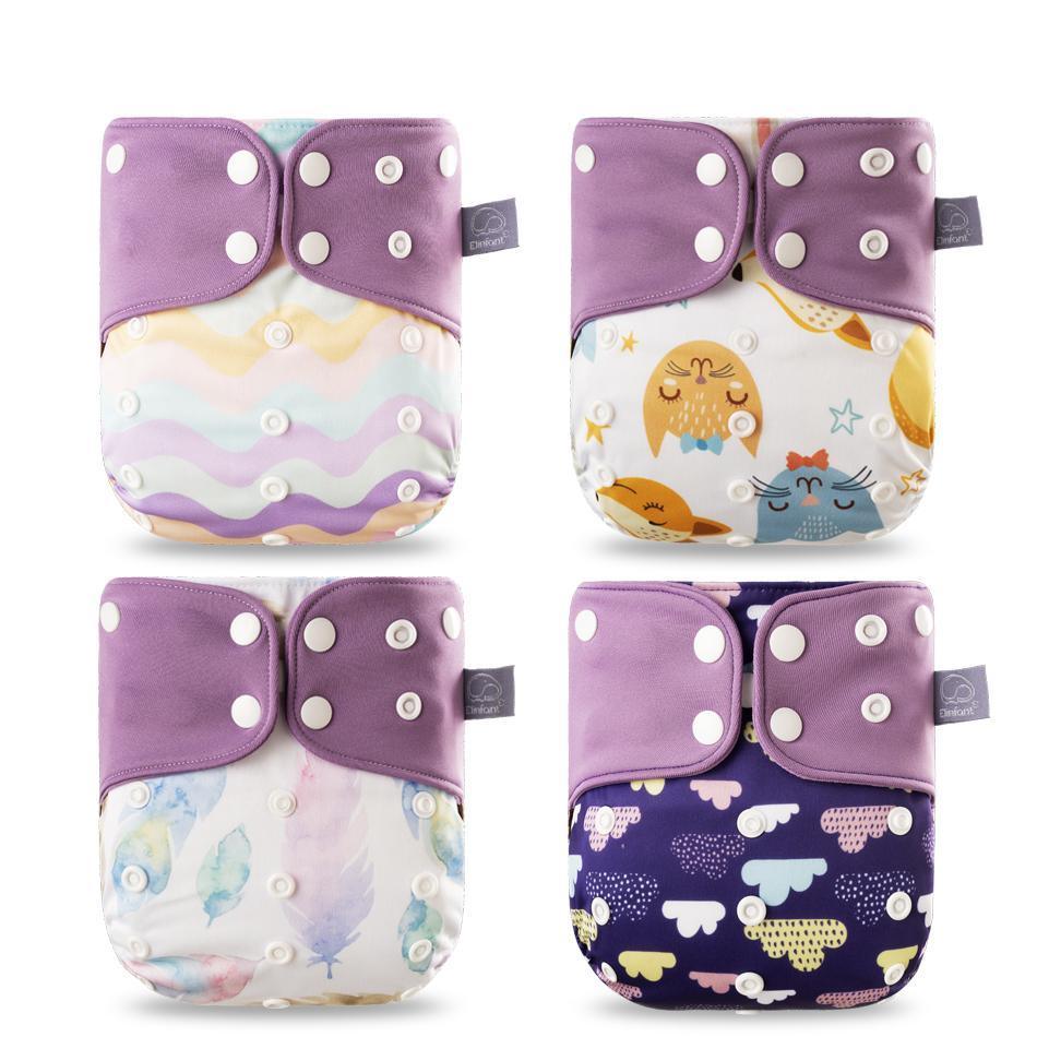 Eco-friendly Diaper Adjustable Reusable Coffee Fiber Diaper Pocket Fit Baby Nappies Pants Waterproof Nappies for Baby and Kids In Modern Design - BIG FRENCHIES