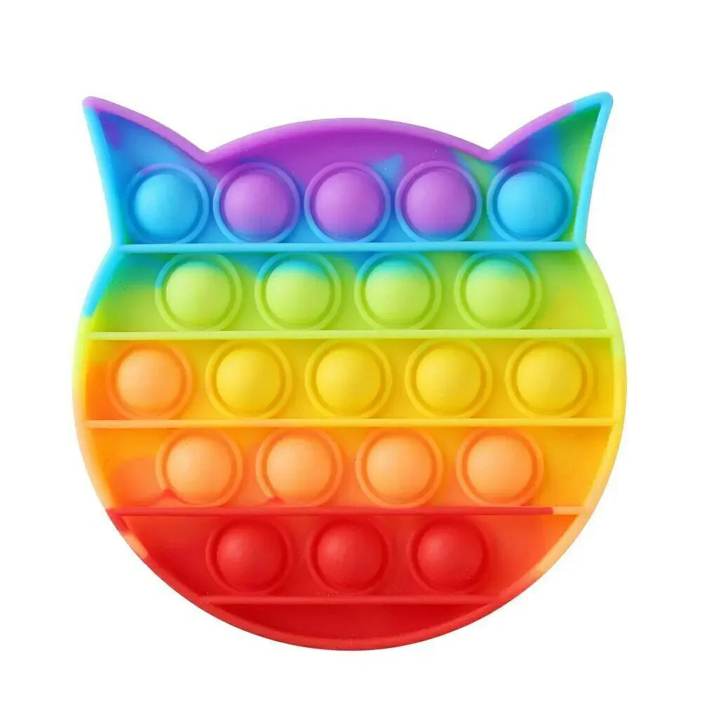 Popit Fidget Toy Push Bubble Sensory Stress Relief Kids Family Games Square Game - # BOT&G51110001 - BIG FRENCHIES