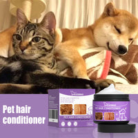 Pet Hair Conditioner For Dogs Cats, Moisturizing Detangling Pet Coat Conditioner, Anti Static, Softens & Brightens Fur, 
