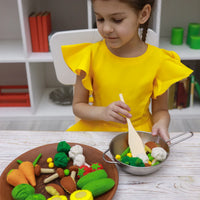 Honey mushrooms, play food, salad bar - BIG FRENCHIES