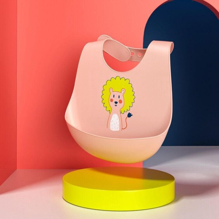 Baby Waterproof And Stain-resistant Food-grade Silicone Bib