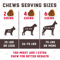 Cranberry Chews for Dogs 180 Count Urinary Tract Support