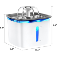 Innovation Award Winner 95oz Pet Fountain, Automatic Cat Water Fountain Dog Water Dispenser With Replacement Filters For