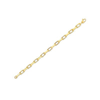 14k Yellow Gold French Cable Link Bracelet  (6.00 mm)