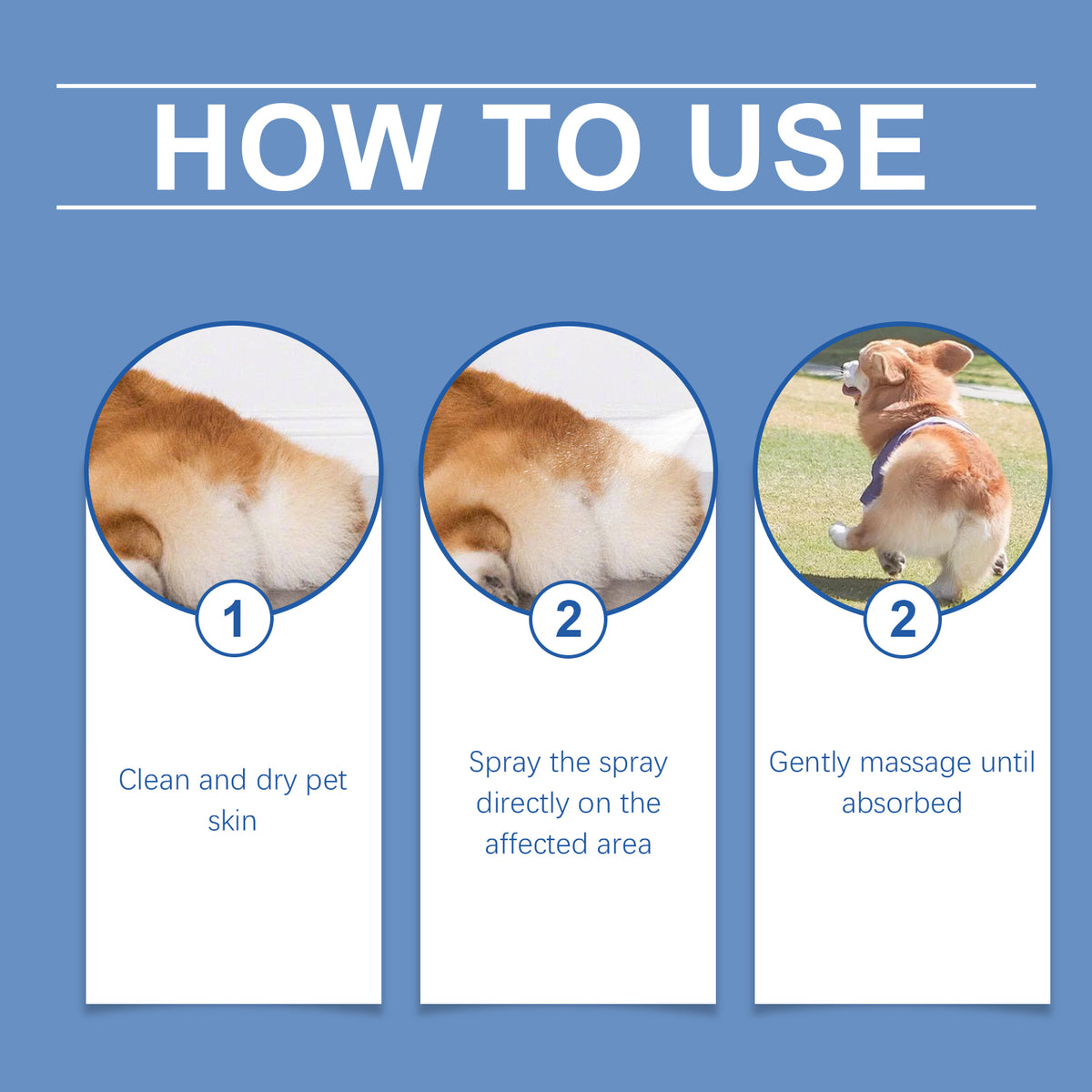 Healthy Gland Spray For Dogs, Dog Gland Care Spray For Infection Prevention, Reduce Itching Swelling & Bad Odor, Pet Gla