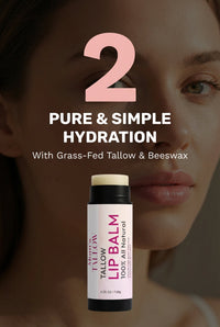 Tallow Lip Balm (Long lasting) - BIG FRENCHIES