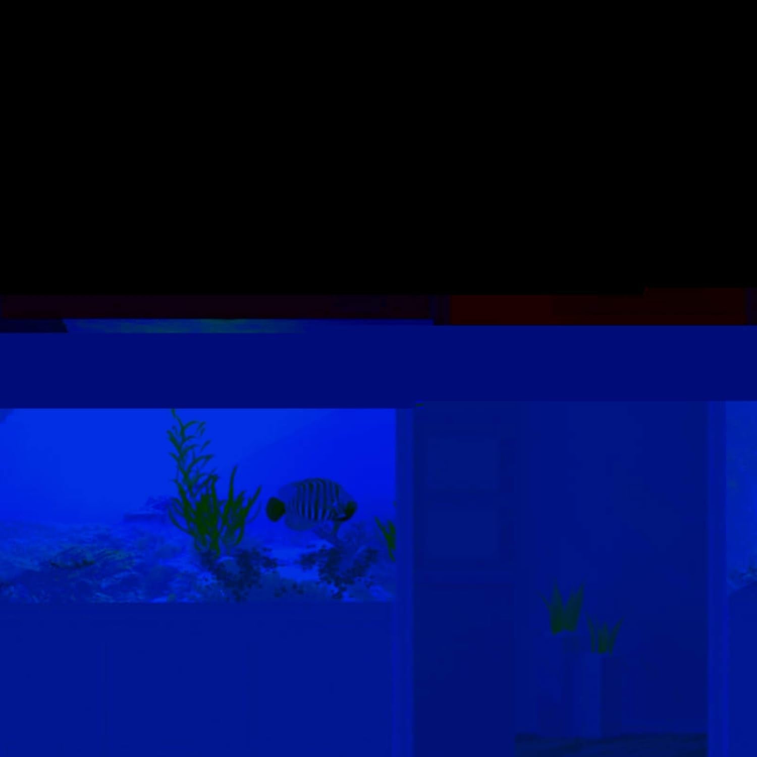 Aquarium Poster, Effect Underwater Background Sticker Thicken PVC Adhesive Static Cling Backdrop Fish Decorative Paper(61×30Cm) - BIG FRENCHIES