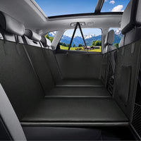 Rear Seat PU Leather Dog Car Seat Cover & Extender – Waterproof, Non-Slip, 400 lb Capacity