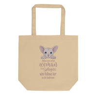 "BEHIND EVERY WOMAN" SPHYNX TOTE