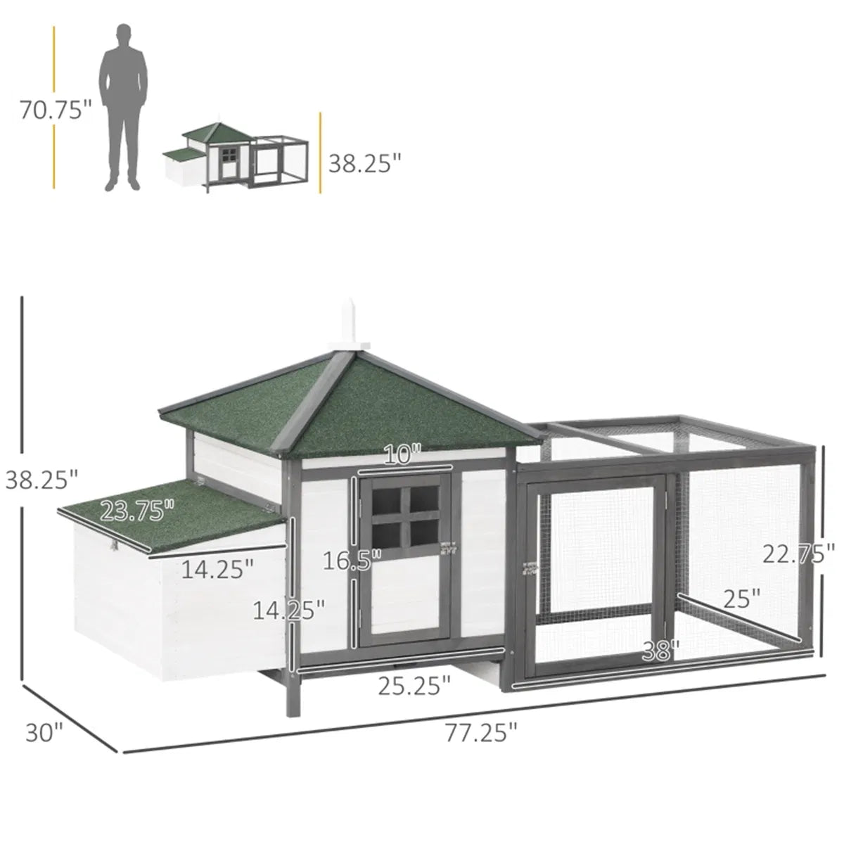 Wooden Chicken Coop