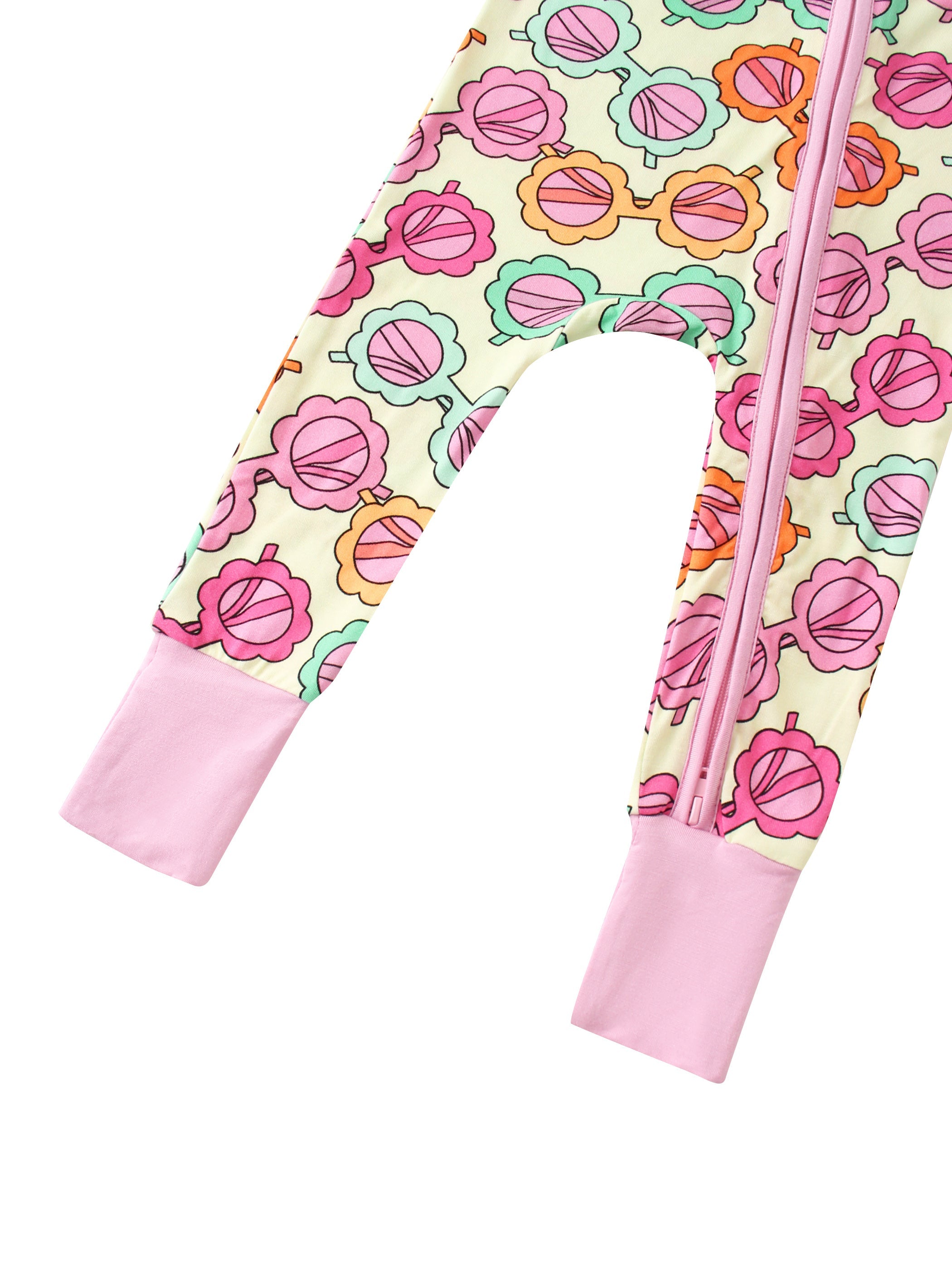 PoshTOT Sunglasses Bamboo Baby Convertible Zippy Romper