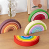 Small Wooden Rainbow  Arch Blocks
