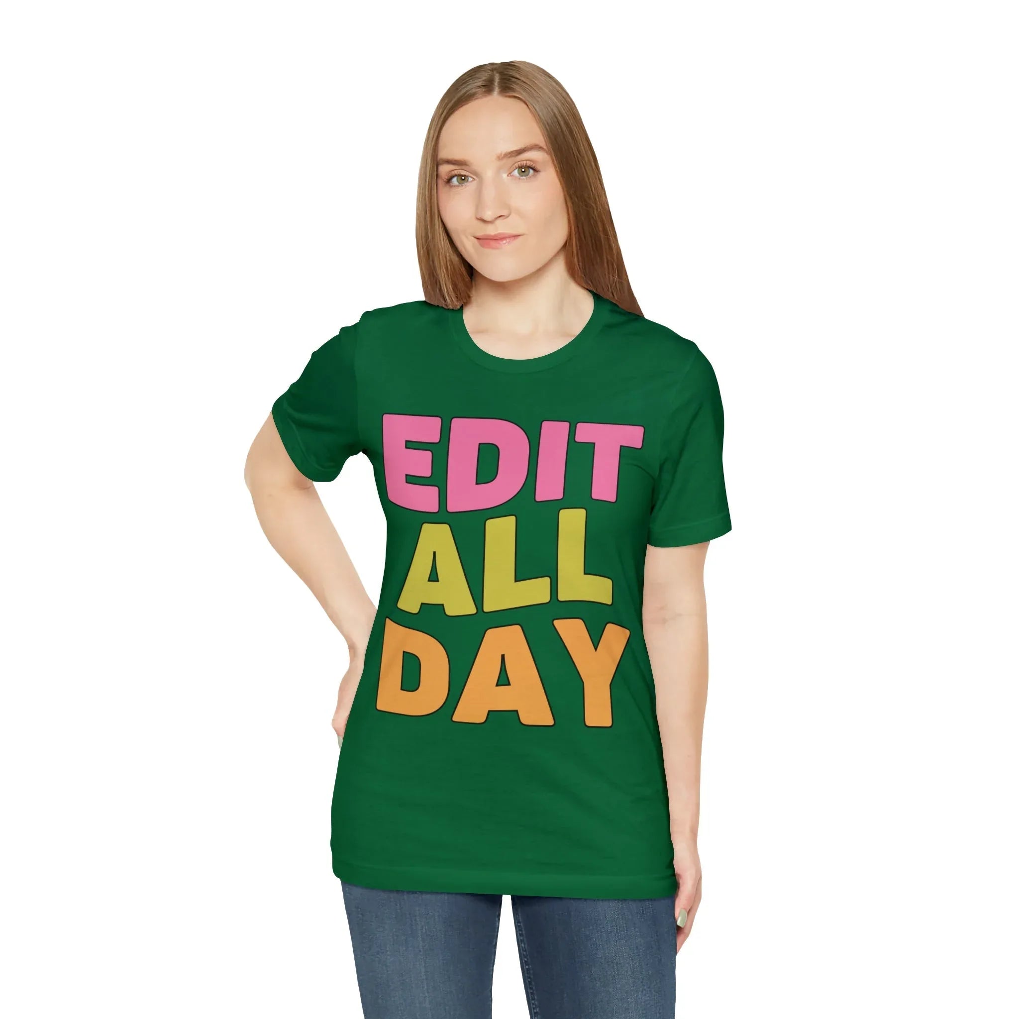 Editing Day Tee Shirt: Edit All Day - BIG FRENCHIES