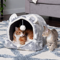 Washable Bed Cave for Indoor Cats & Small Dogs - BIG FRENCHIES