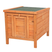 20-inch removable roof, waterproof, green asphalt roof, cedar wood, wooden chicken and rabbit cage