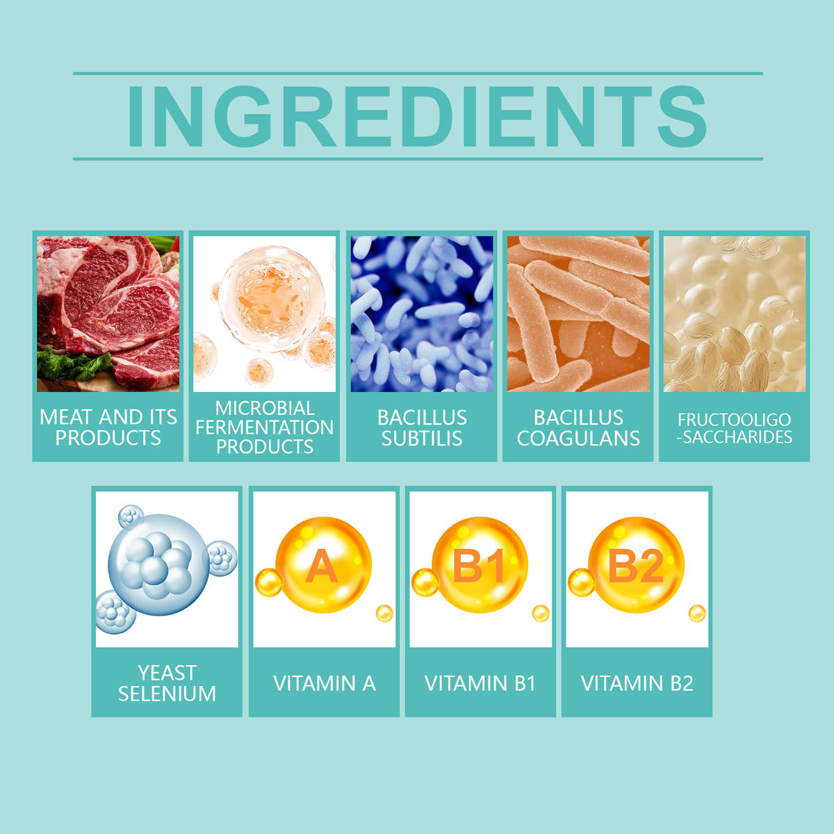 Cat Probiotic Supplement Tablets, Gut & Digestive Health Support With Vitamin B2 & Selenium, Immune, Skin & Vision Care,