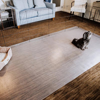 Frosted PVC Floor Mat -1.5mm Anti-Scratch Waterproof Pet Floor Mat For Dog Cat Feeding Area & Kennel Floor